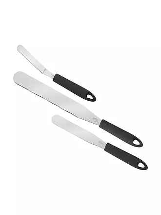 KÜCHENPROFI | Set di coltelli da pasticceria, 3 pezzi (acciaio inossidabile) | 